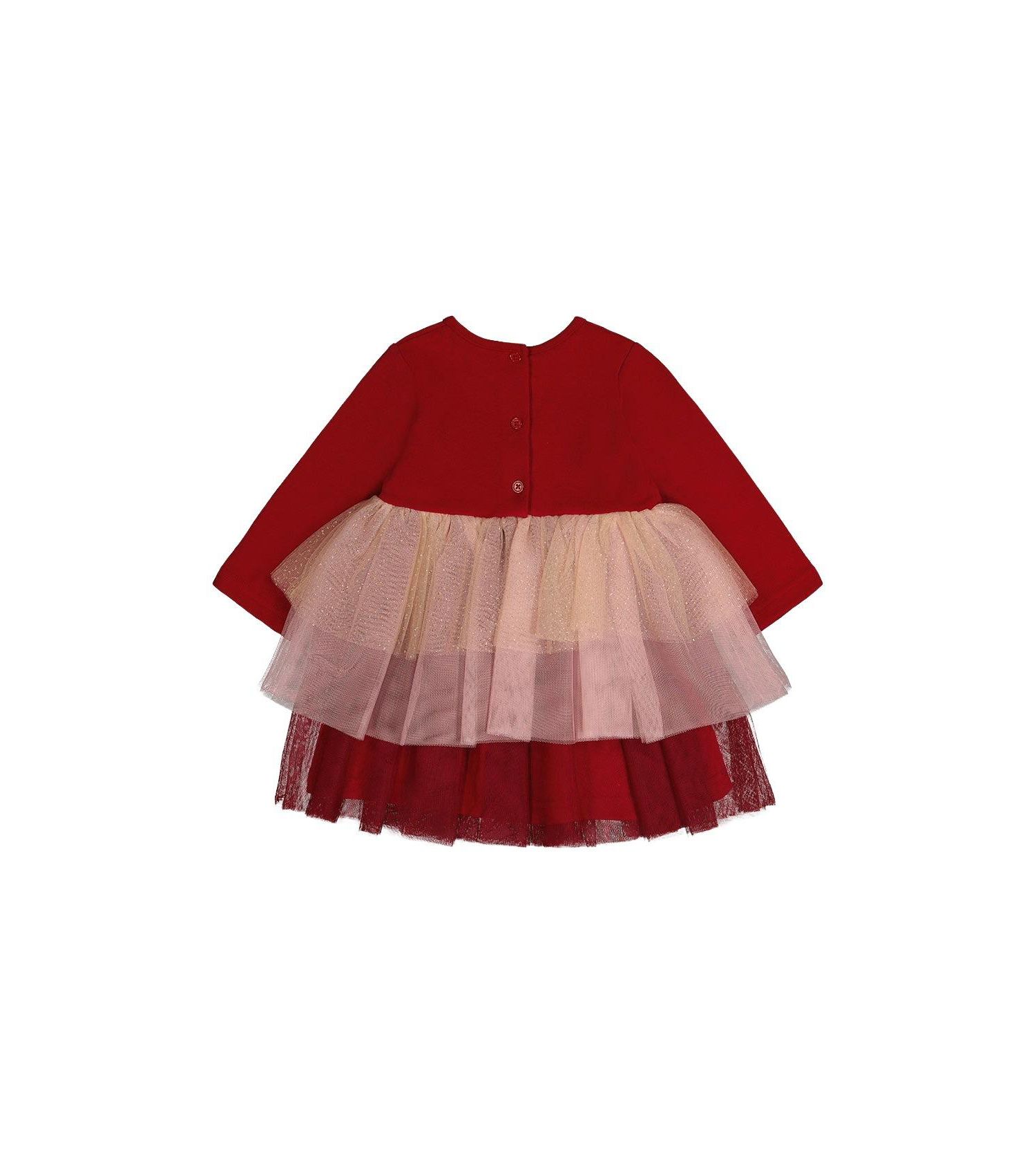 Baby Girls (3M-24M) Bi-Material Glitter Skirt Dress