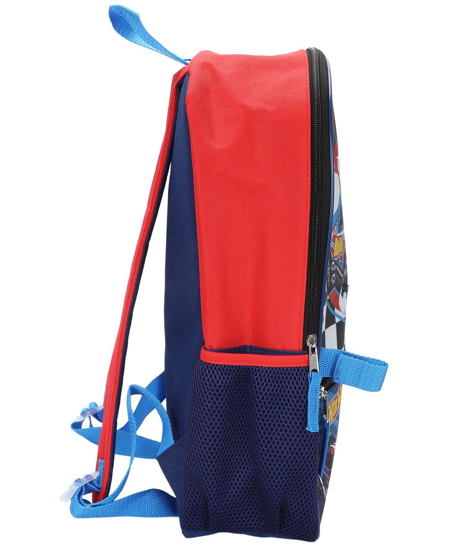 Детские сумки Bioworld Hot Wheels Backpack, Lunch Kit, Pencil Case, Key Chain and Carabiner, 5-Piece Set, цвет: Синий — фото 6