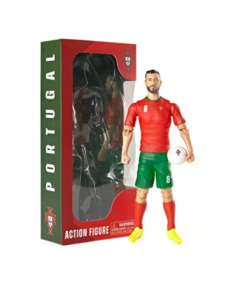 SOCKERS Portugal National Bruno Fernandes 8" Collectible Soccer Action Figure