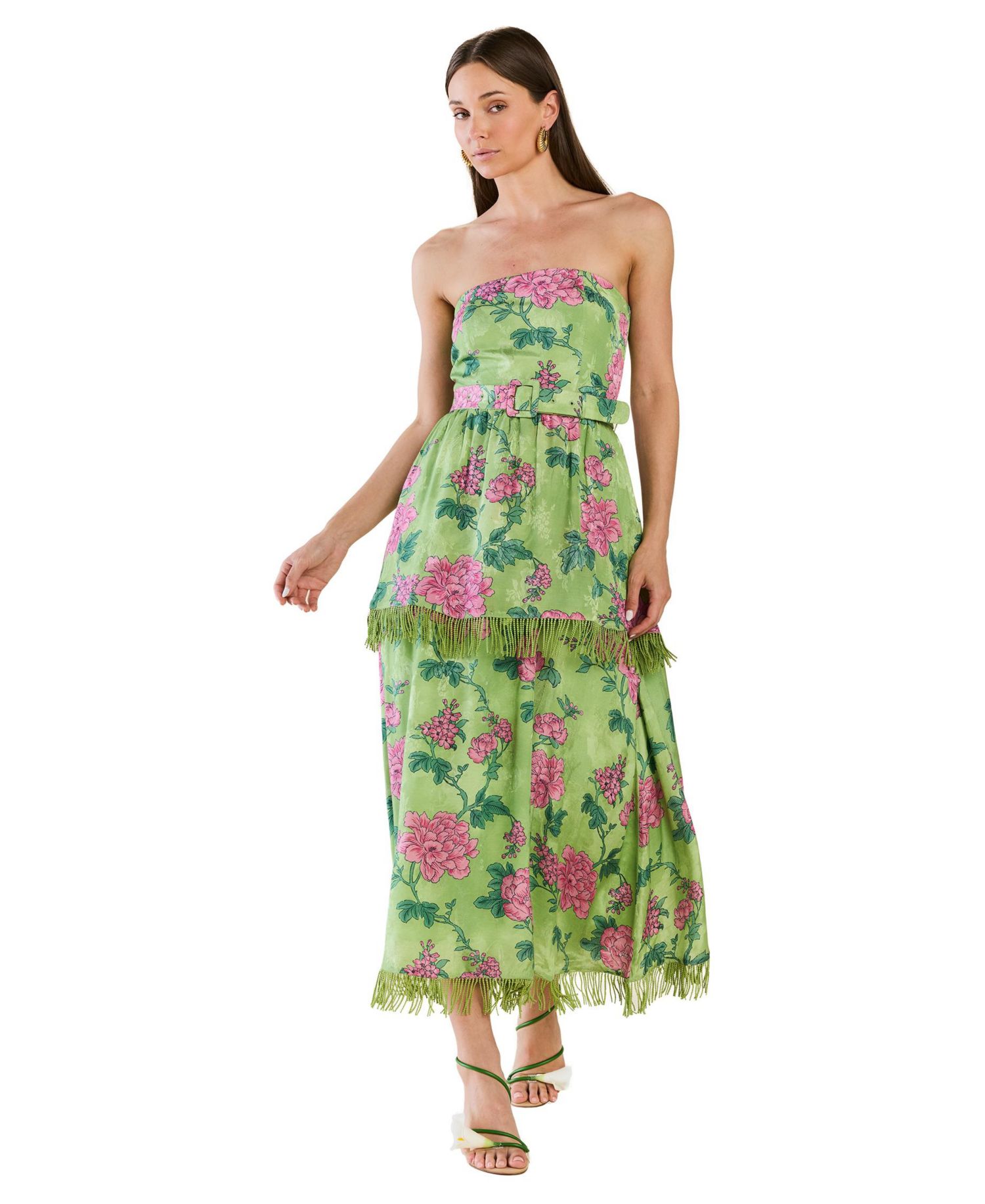 Women's Strapless Daisy Dress