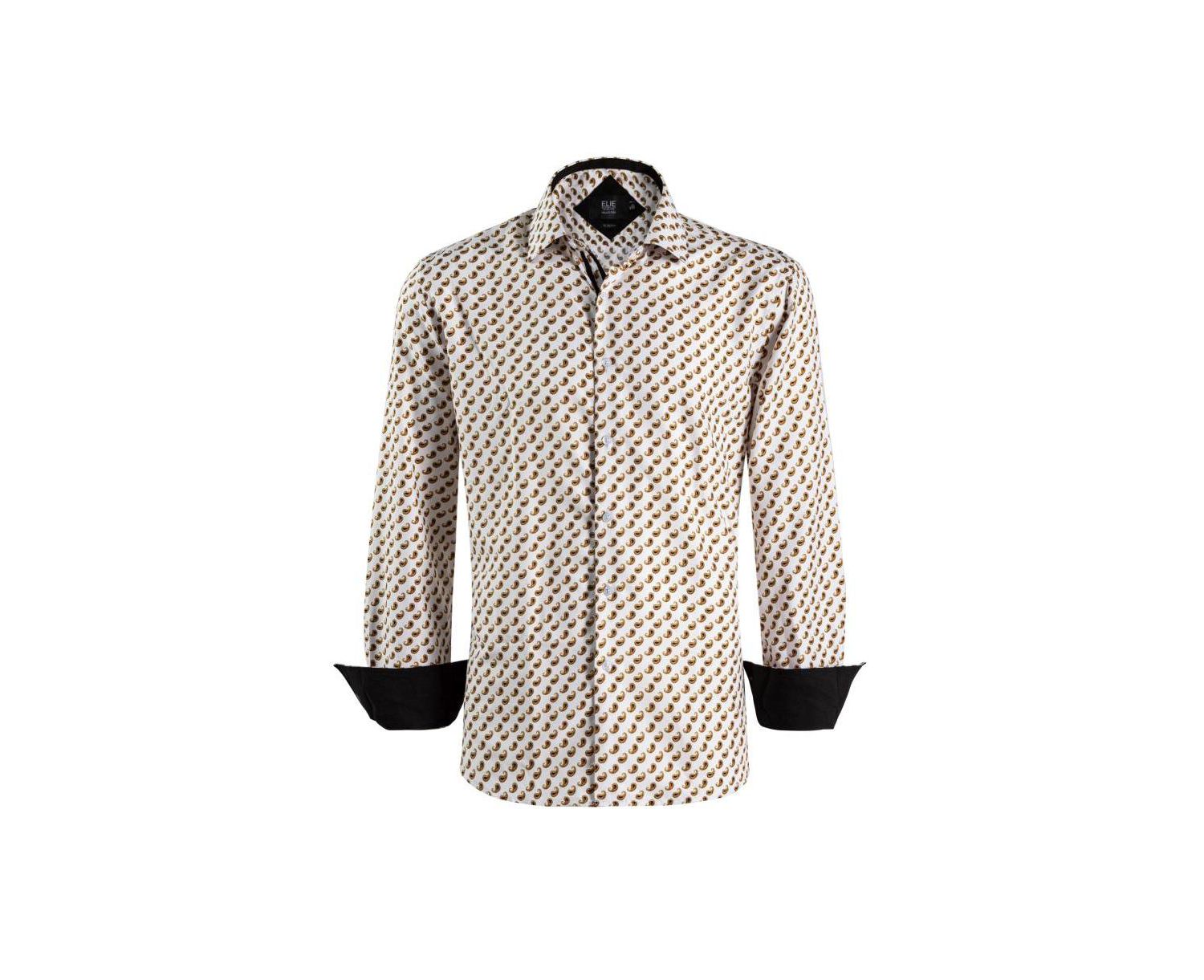 Men's Slim Fit Paisley Print Shirt
