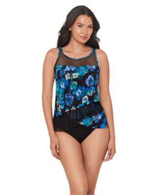 Women's Secret Garden Mirage Underwire Tankini Top