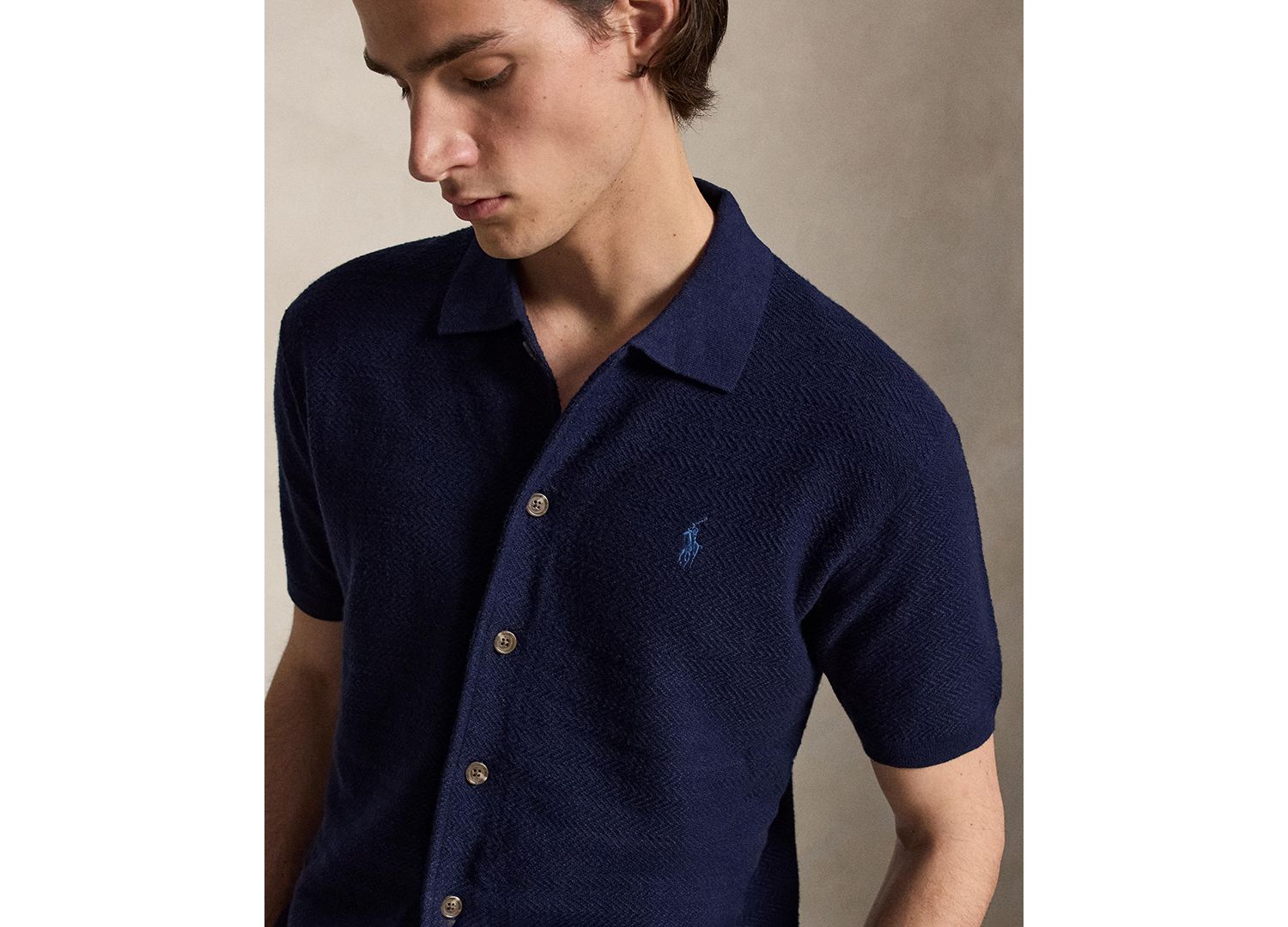 Men's Cotton-Linen Cardigan Shirt