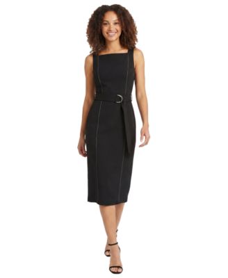 Women's Square Neck Midi Dress