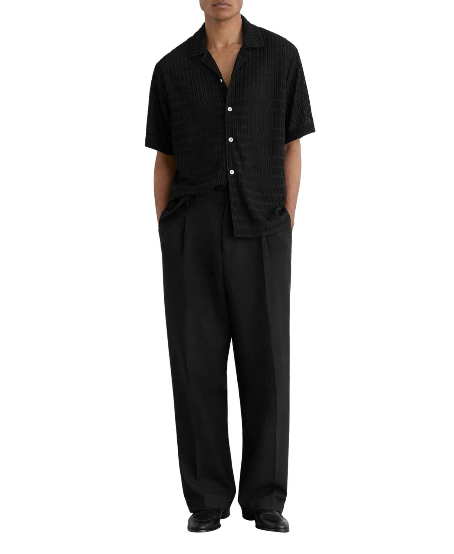 Men's Sid Crochet Cuban Shirt