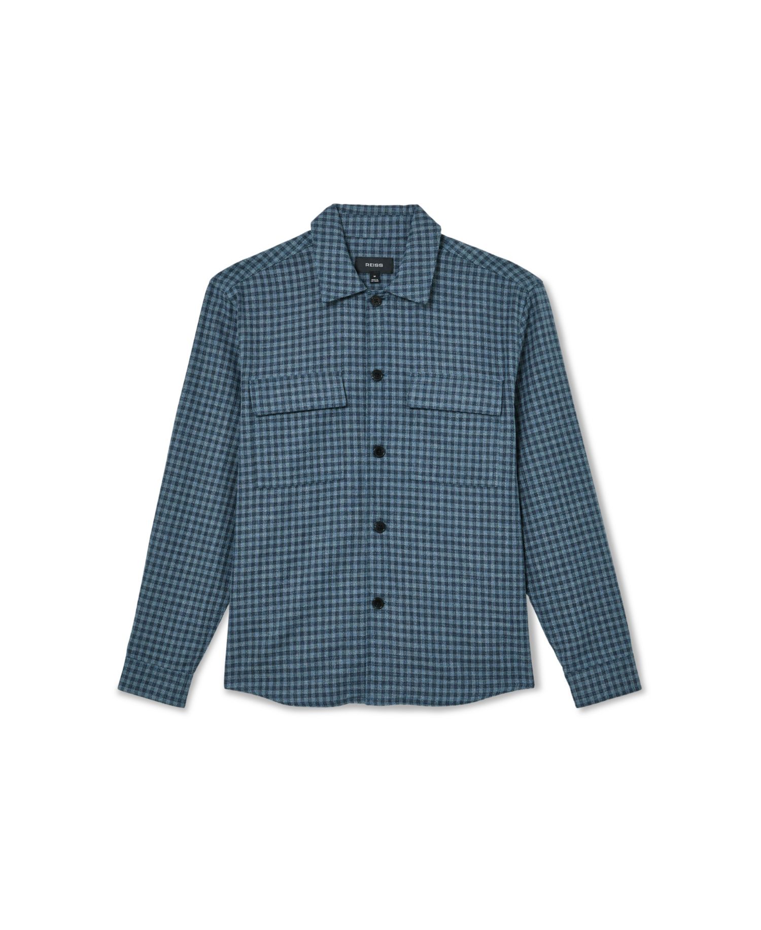 Men's Sever Linen Check Overshirt