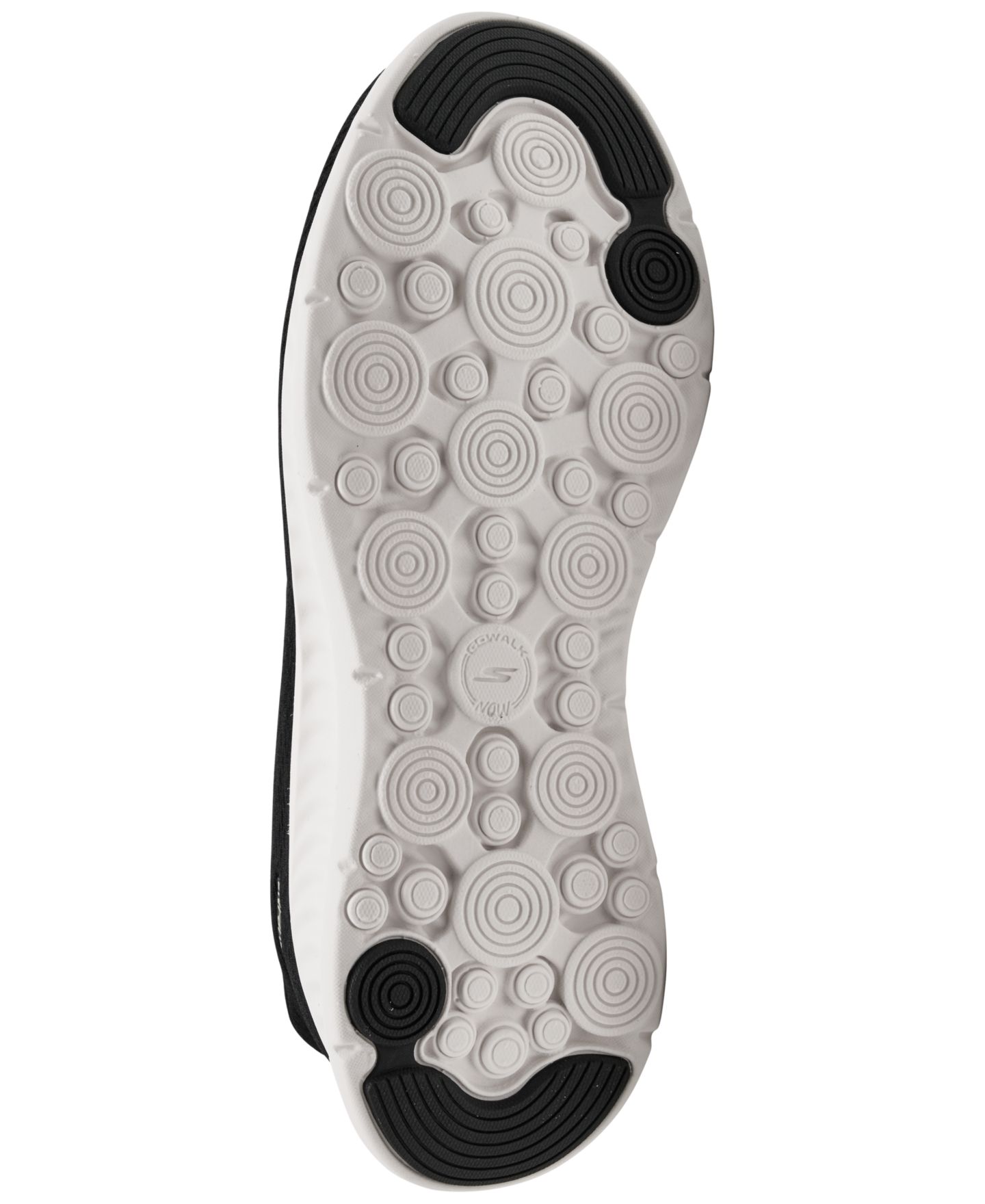 Женские кроссовки Skechers Slip-Ins: GO Walk Now - Ivy Walking, цвет: Чёрный / Белый — фото 6