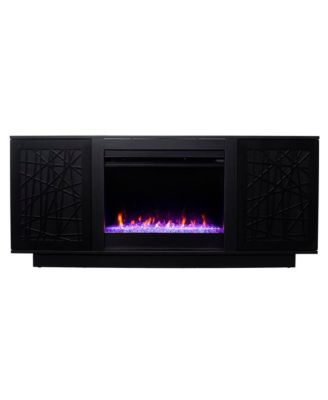 Delgrave Electric Media Fireplace w/ Storage