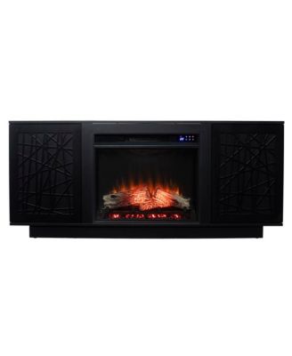 Delgrave Electric Media Fireplace w/ Storage