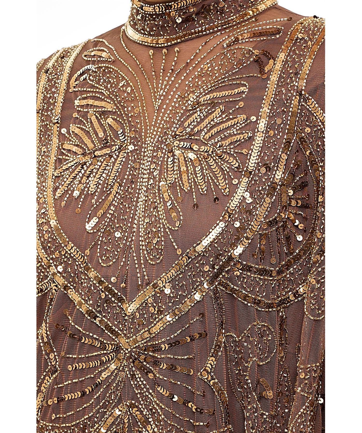 Women's Embellished Sequins Gown