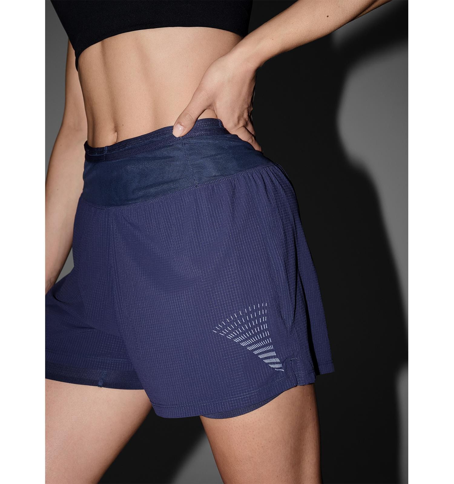 Women's Quick-Dry Trail Running Shorts Mid Rise Regular Fit