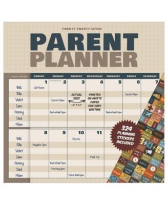 2027 Parent Planner Wall Calendar