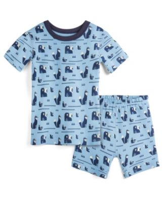 Toddler 5T - 2T Fair Trade 100% Organic Cotton Tight Fit Shortie Pajamas, 2-Piece Set