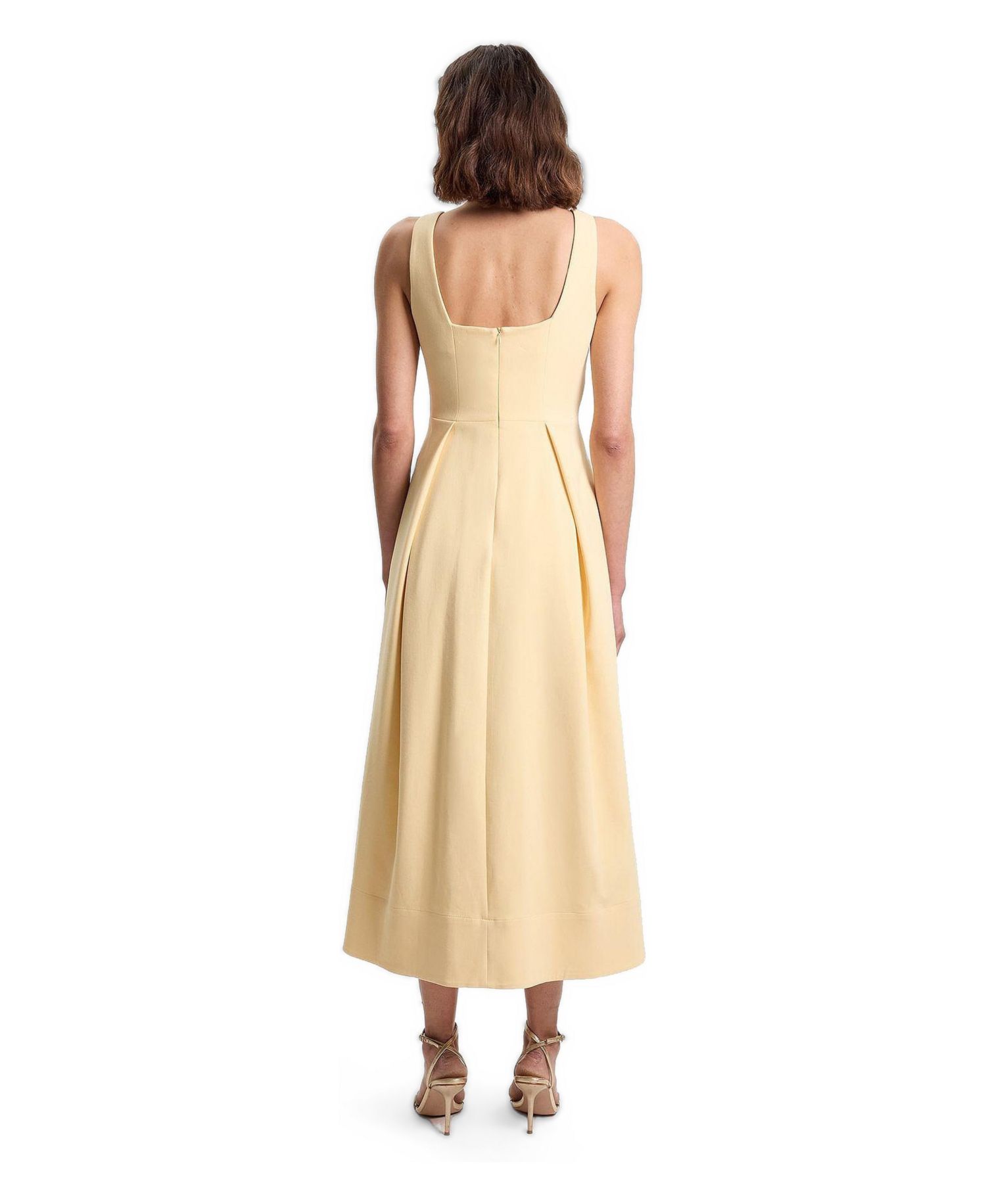 Women's Full Skirt Midi Dress