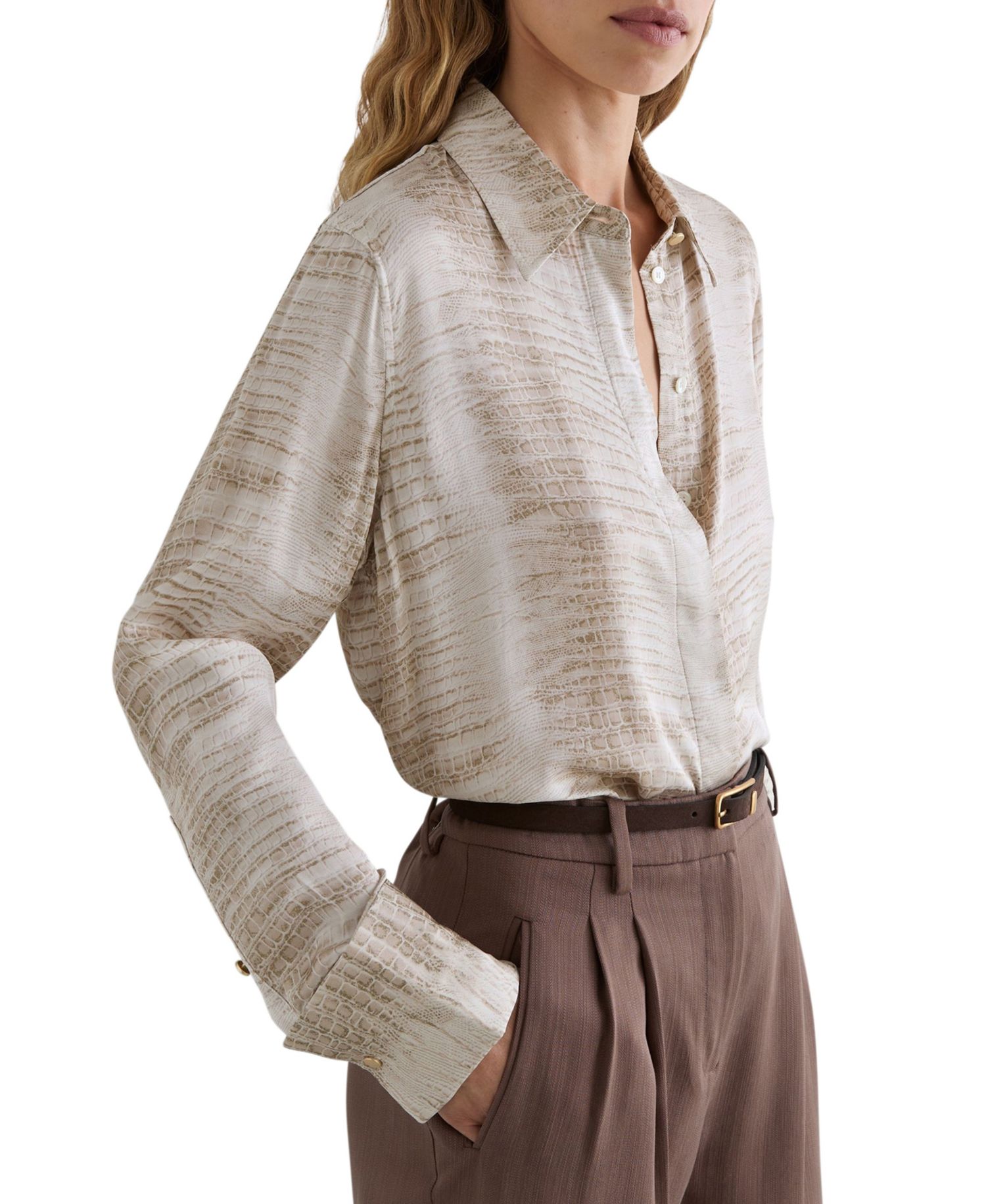 Women's Annie Snake Print Shirt