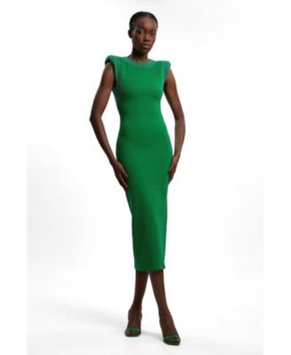 Women's Studded Jersey Midi Dress