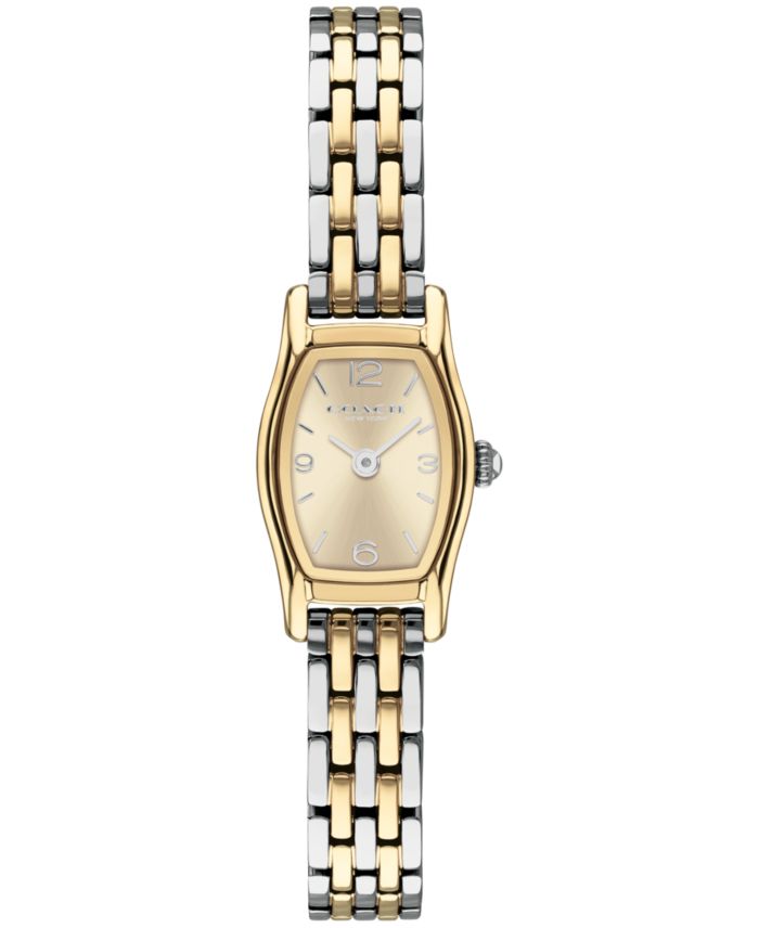 COACH Women's Greta Two-Tone Stainless Steel Bracelet Watch 15.3mm