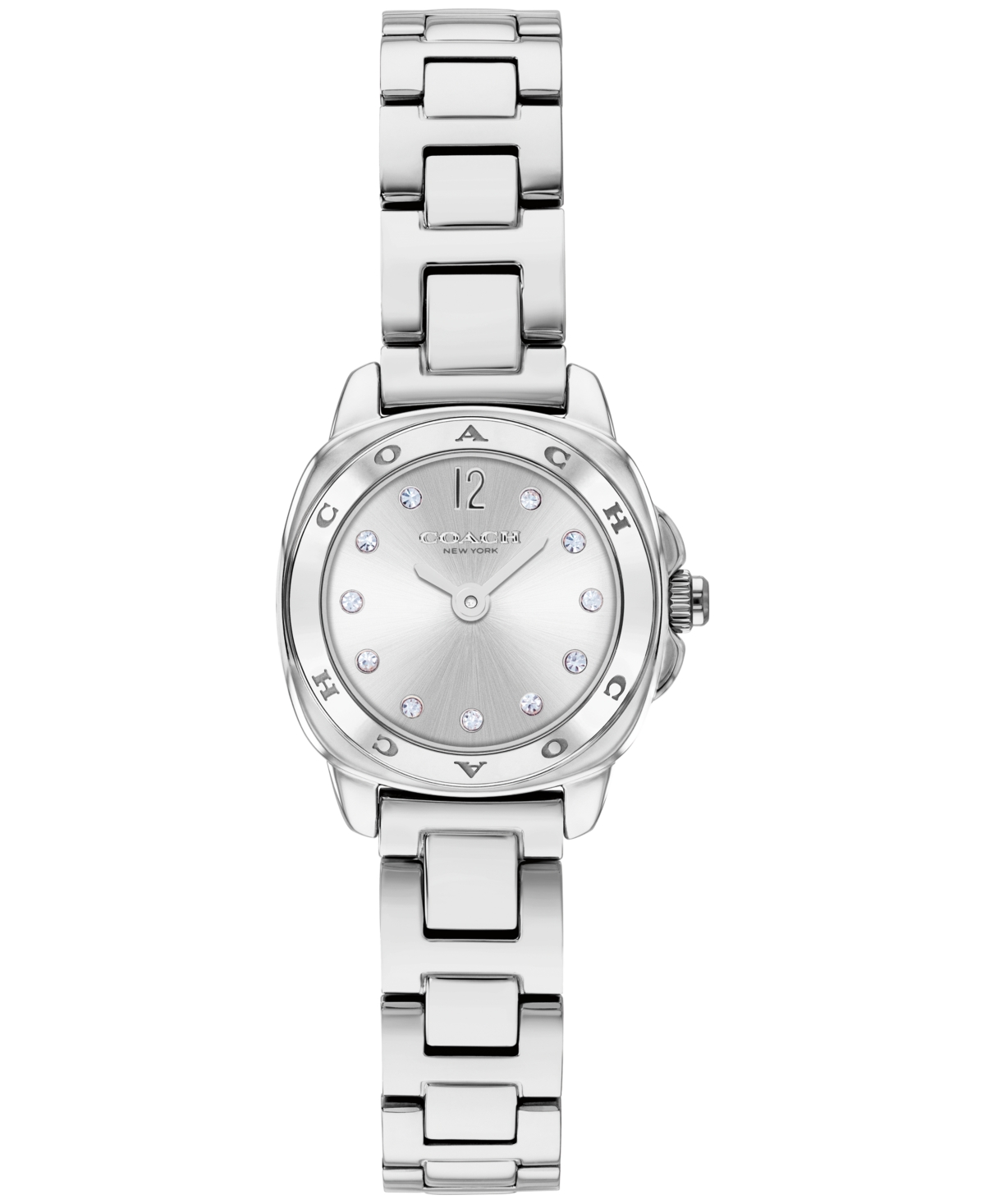 Coach Women's Kitt Silver-Tone Stainless Steel Bracelet Watch 21mm