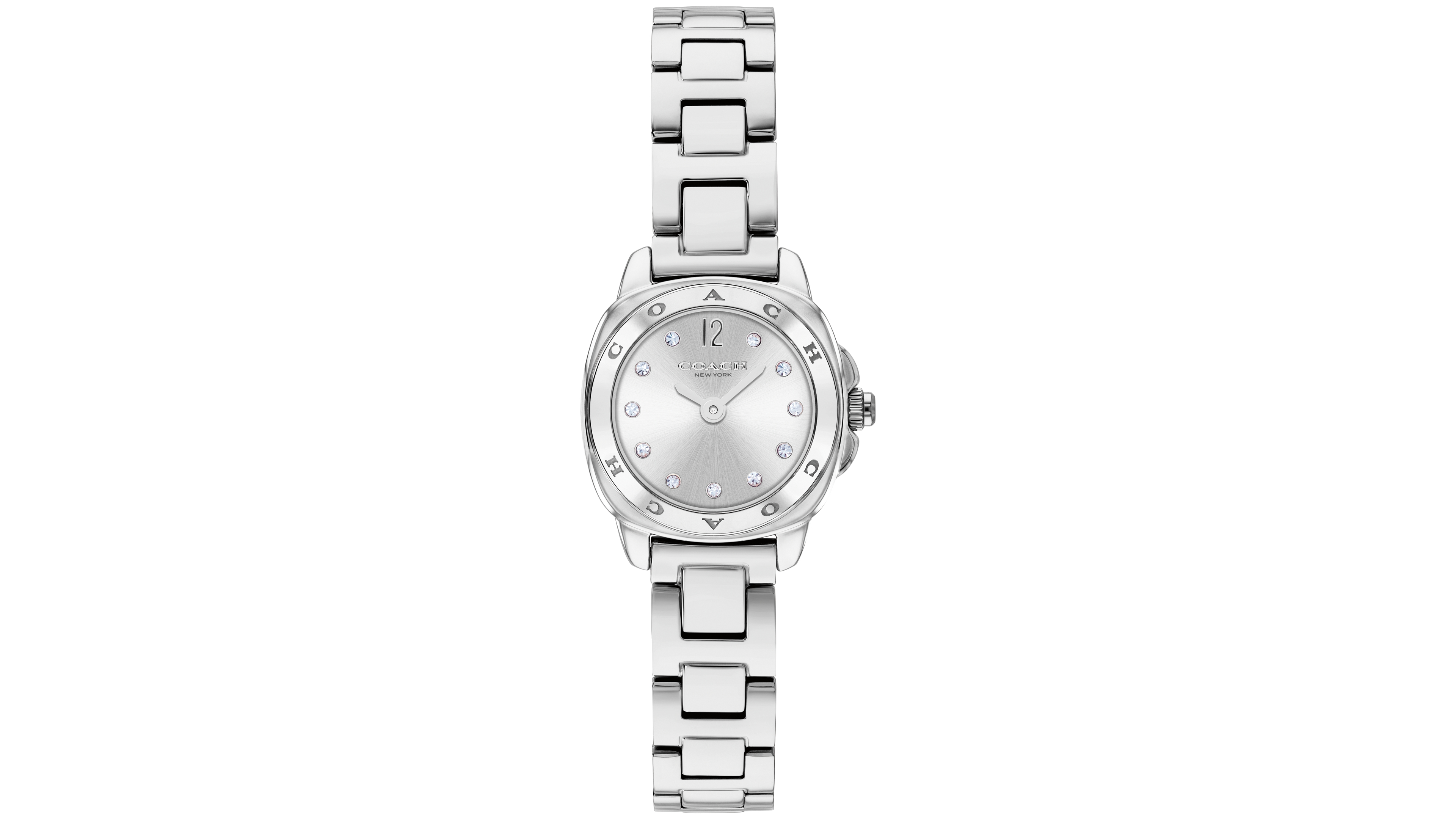 Coach Women's Kitt Silver-Tone Stainless Steel Bracelet Watch 21mm