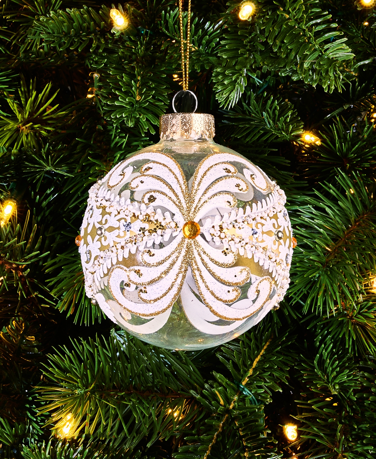 Holiday Lane Gilded Glamour Butterfly Ornament, Macy's Exclusive
