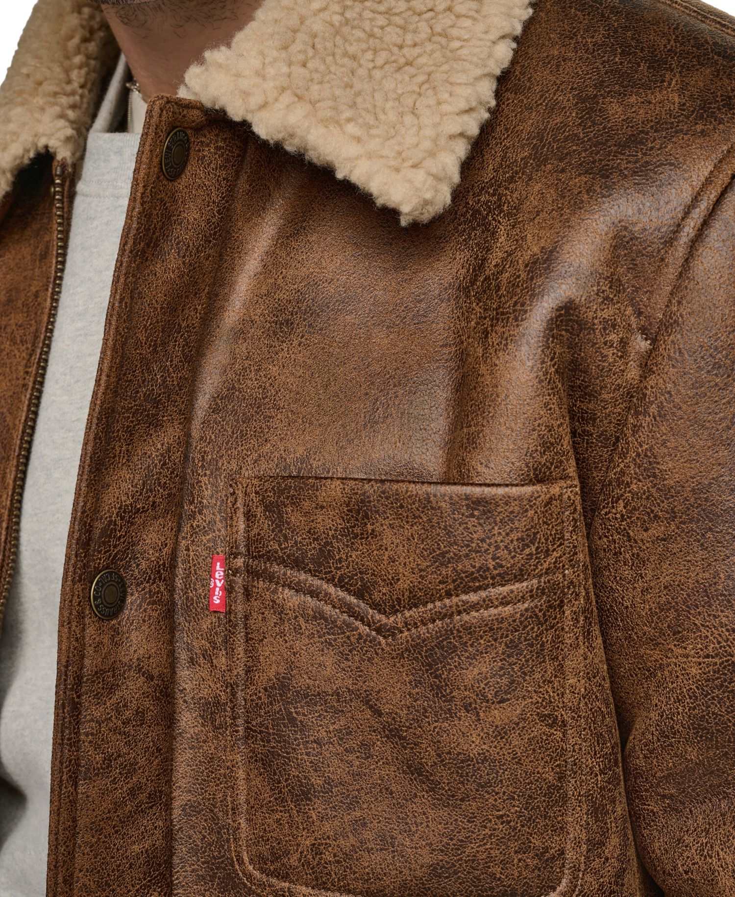 Men's Shearling Classic-Fit Ranch Jacket