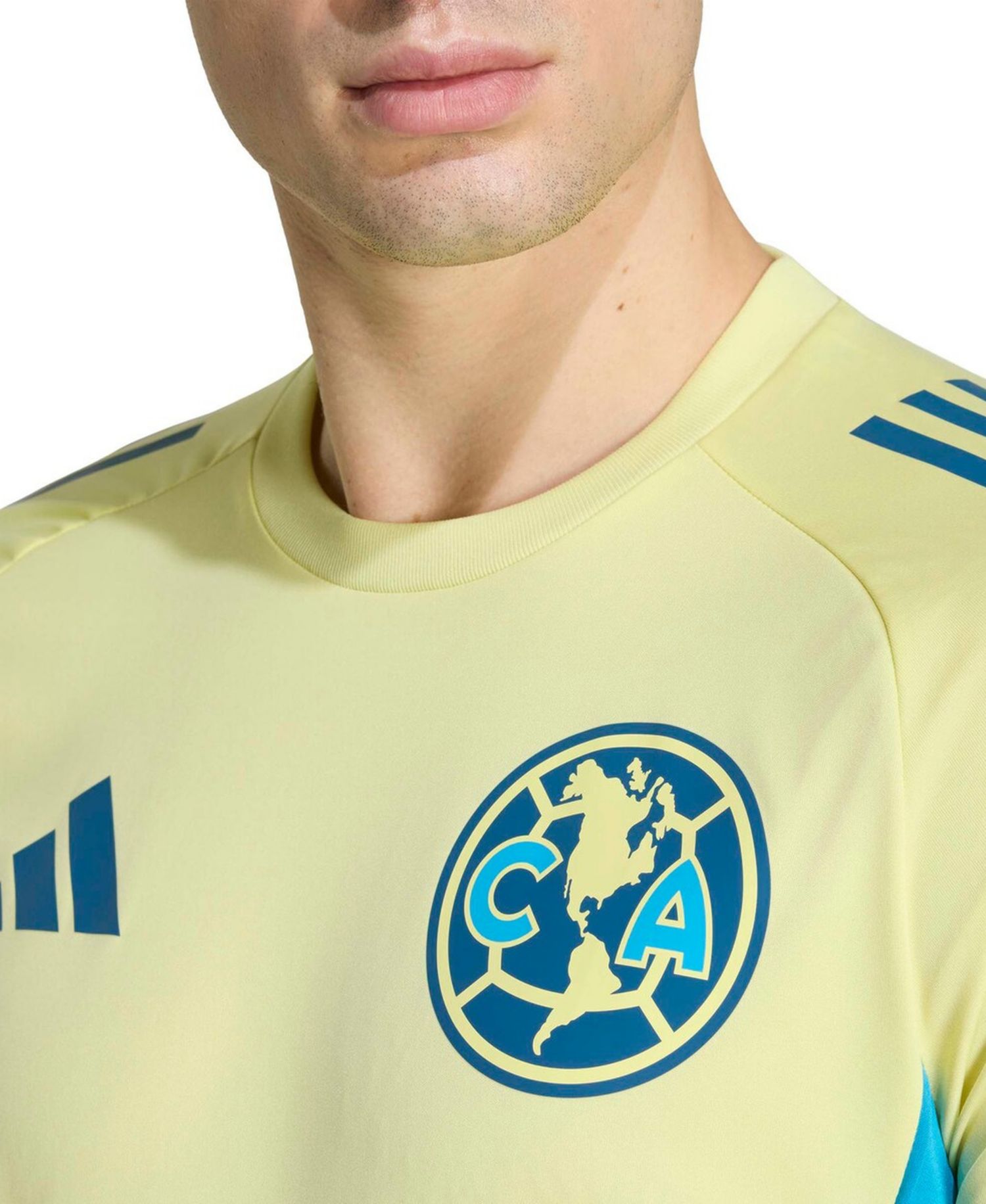 Men's Yellow Club America Tiro 2025/26 AEROREADY Training Jersey