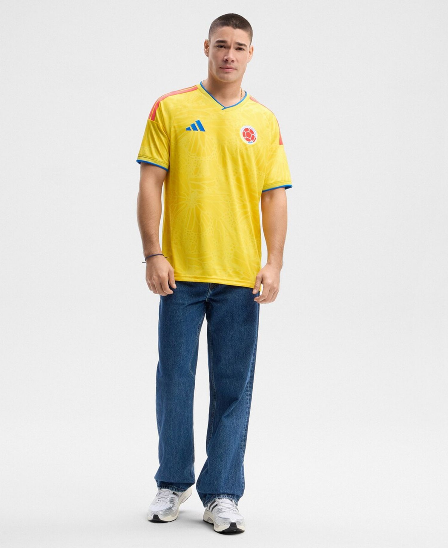 Men's Yellow Colombia National Team FIFA x World Cup 2026 Home Replica Jersey