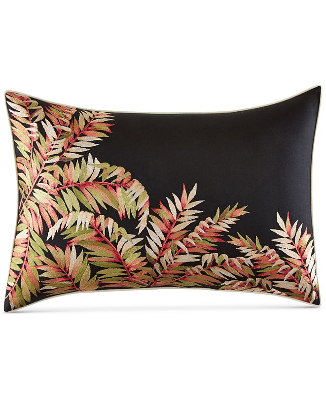 Tommy Bahama Home Jungle Drive Embroidered 14" x 20" Decorative Pillow
