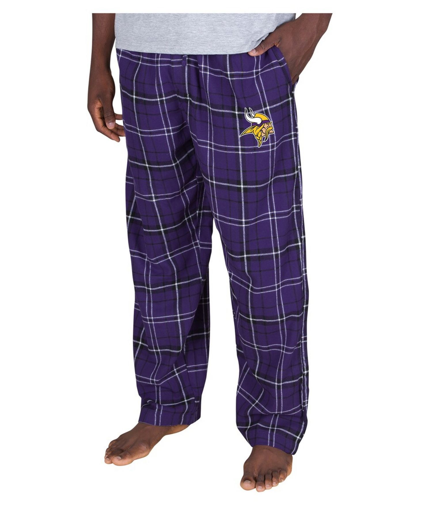 Men's Purple Minnesota Vikings Ultimate Plaid Flannel Pants