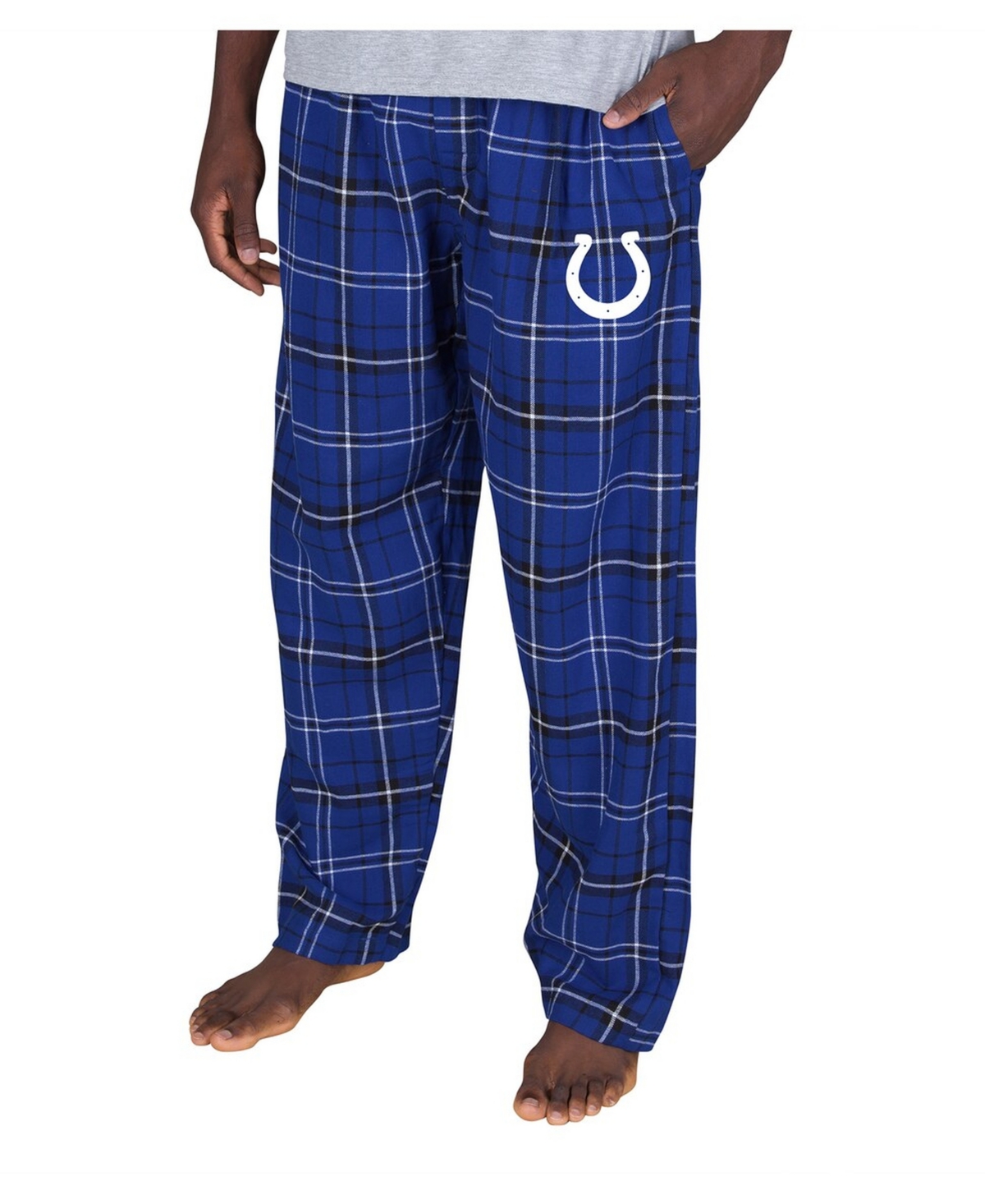 Concepts Sport Men's Royal Indianapolis Colts Ultimate Plaid Flannel Pants