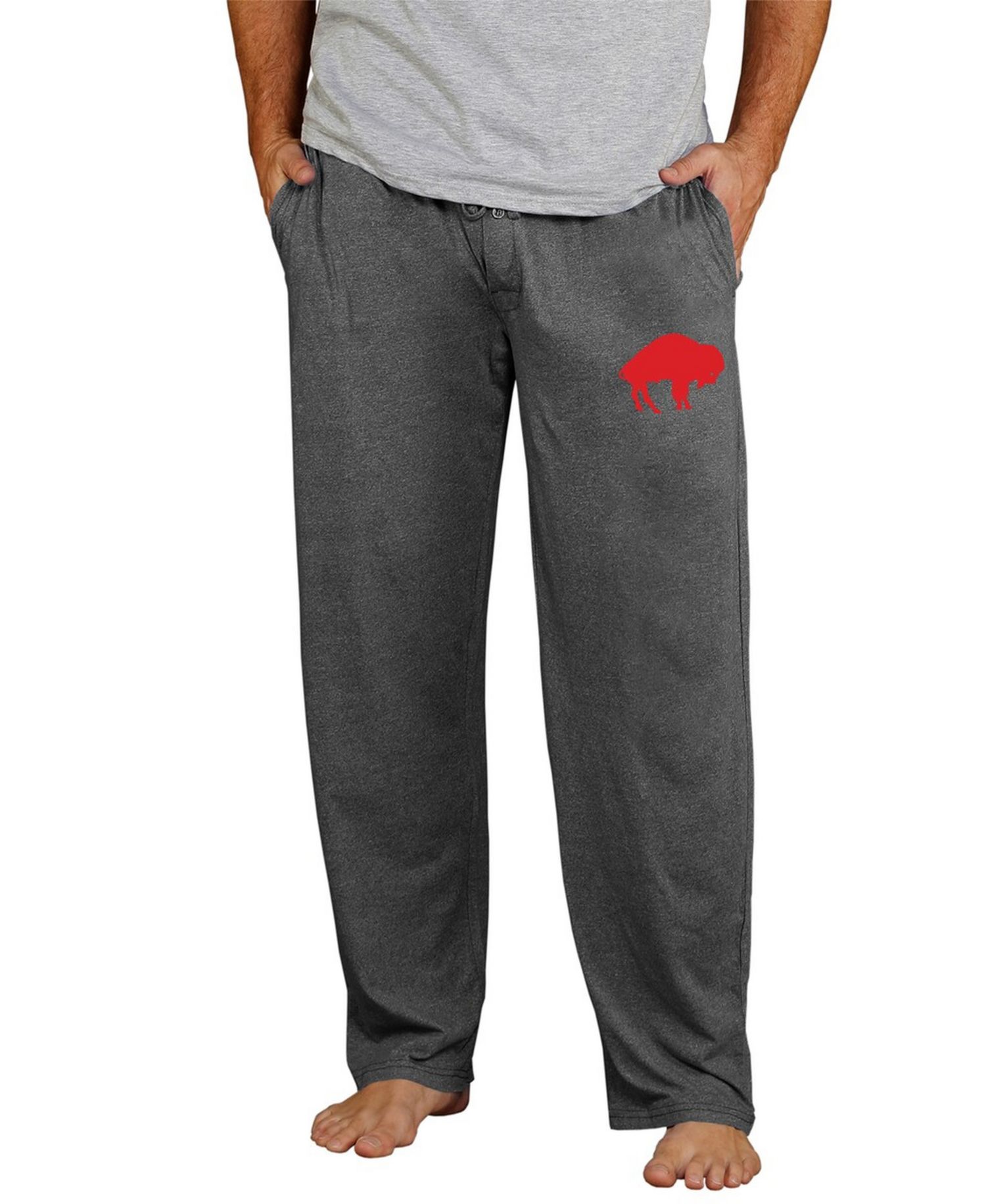 Men's Charcoal Buffalo Bills Retro Quest Knit Pants