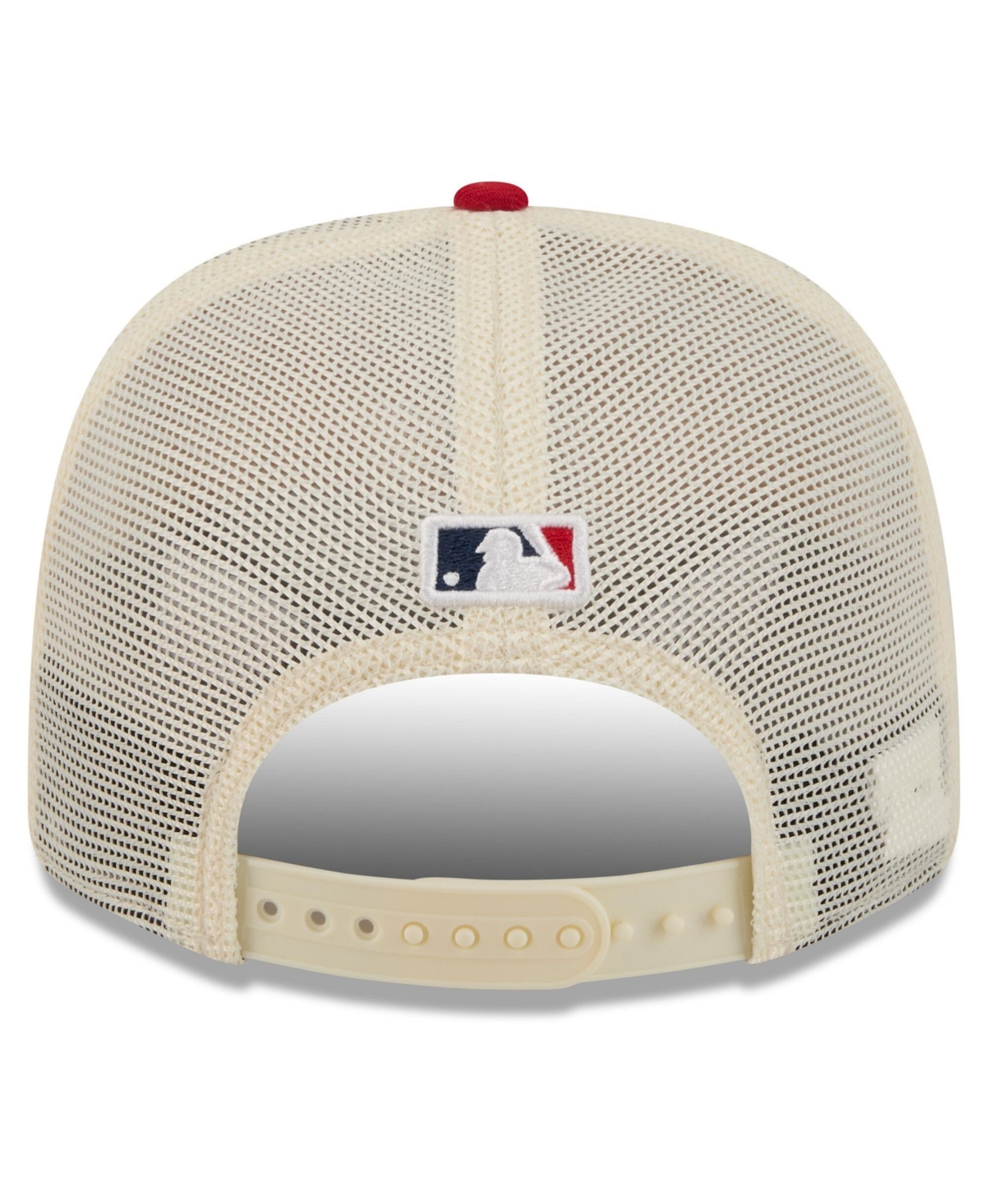 New Era Men's N/A Cream/Red Cincinnati Reds Usa 250 Fourth of July 9SEVENTY Adjustable Hat
