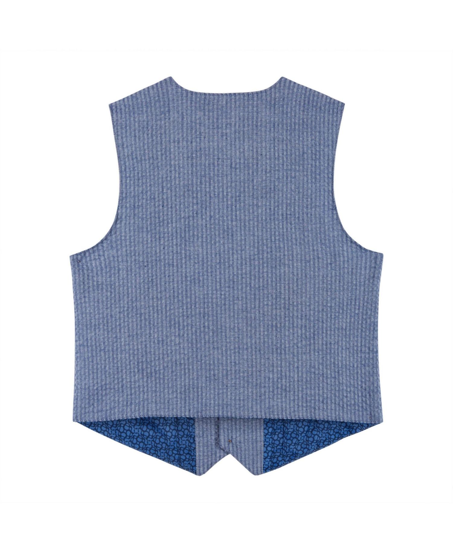 Big Boys Toddler/Child Seersucker Vest Suit Set