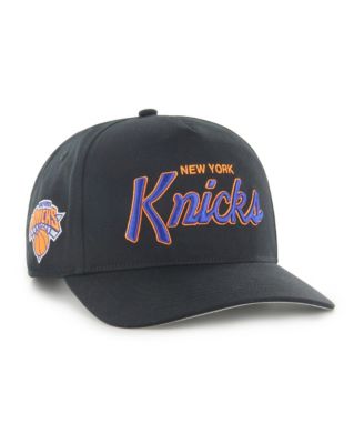 Men's Black New York Knicks Crosstown Hitch Adjustable Hat
