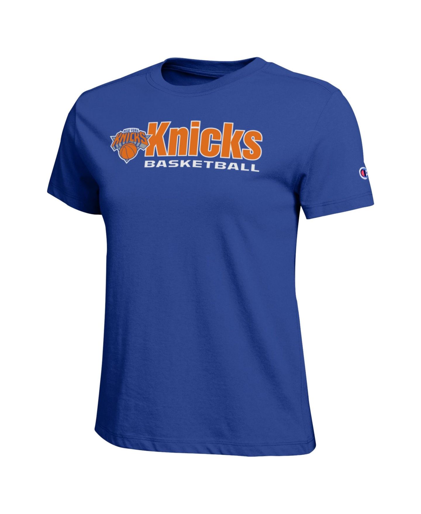 Женская футболка Champion Blue New York Knicks Basketball — фото 2