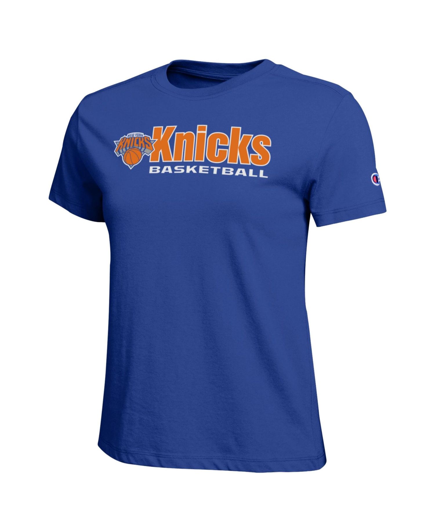 Women's Blue New York Knicks Basketball T-Shirt