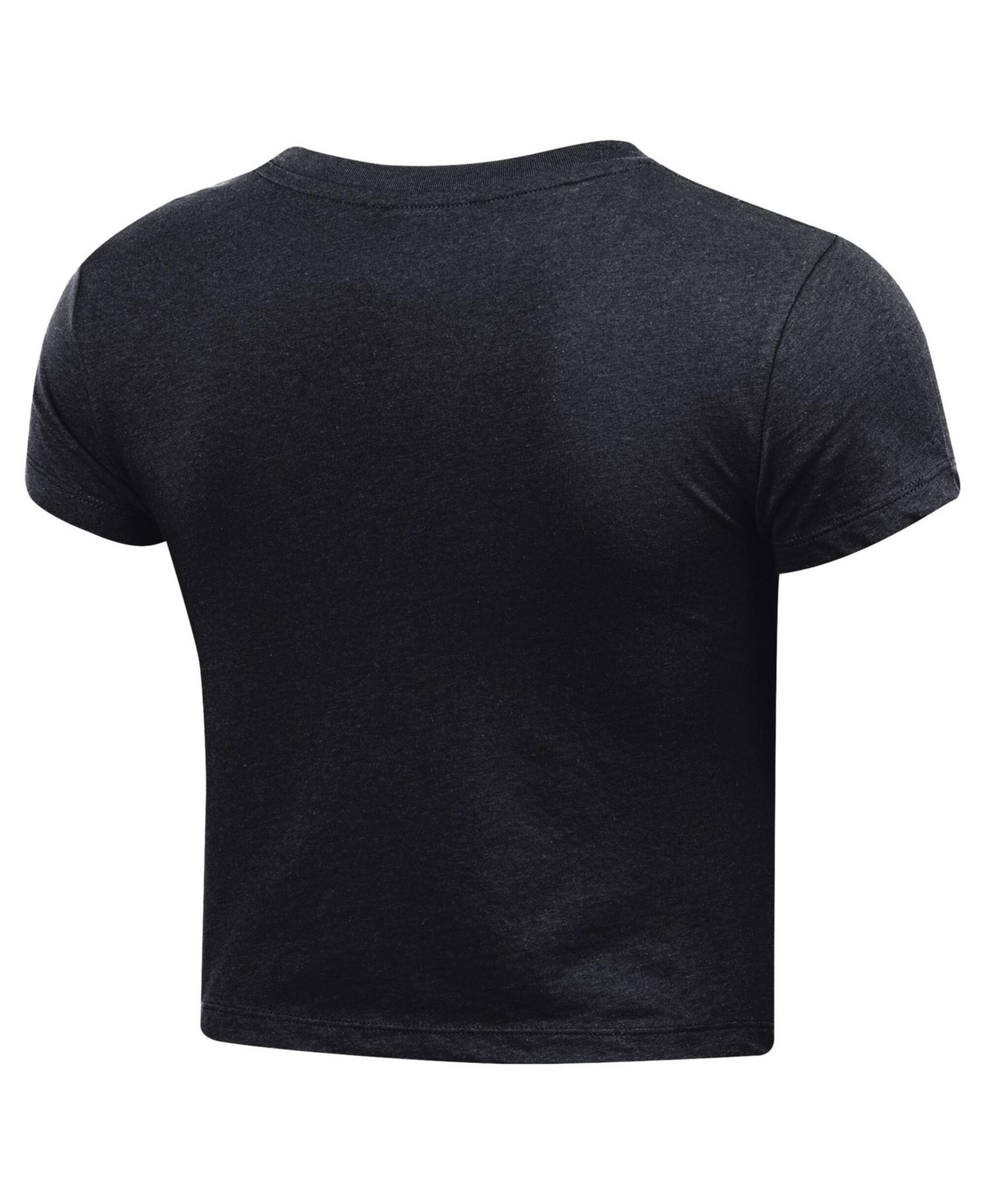Women's Black New York Knicks Primary Logo Cropped T-Shirt