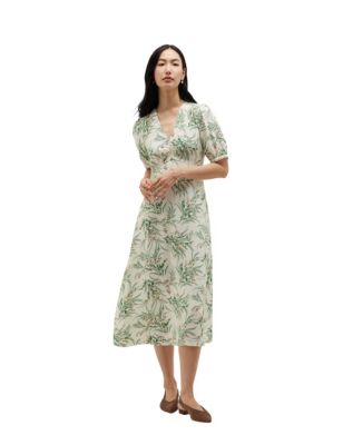 Women's Florentina V-Neck Midi Dress
