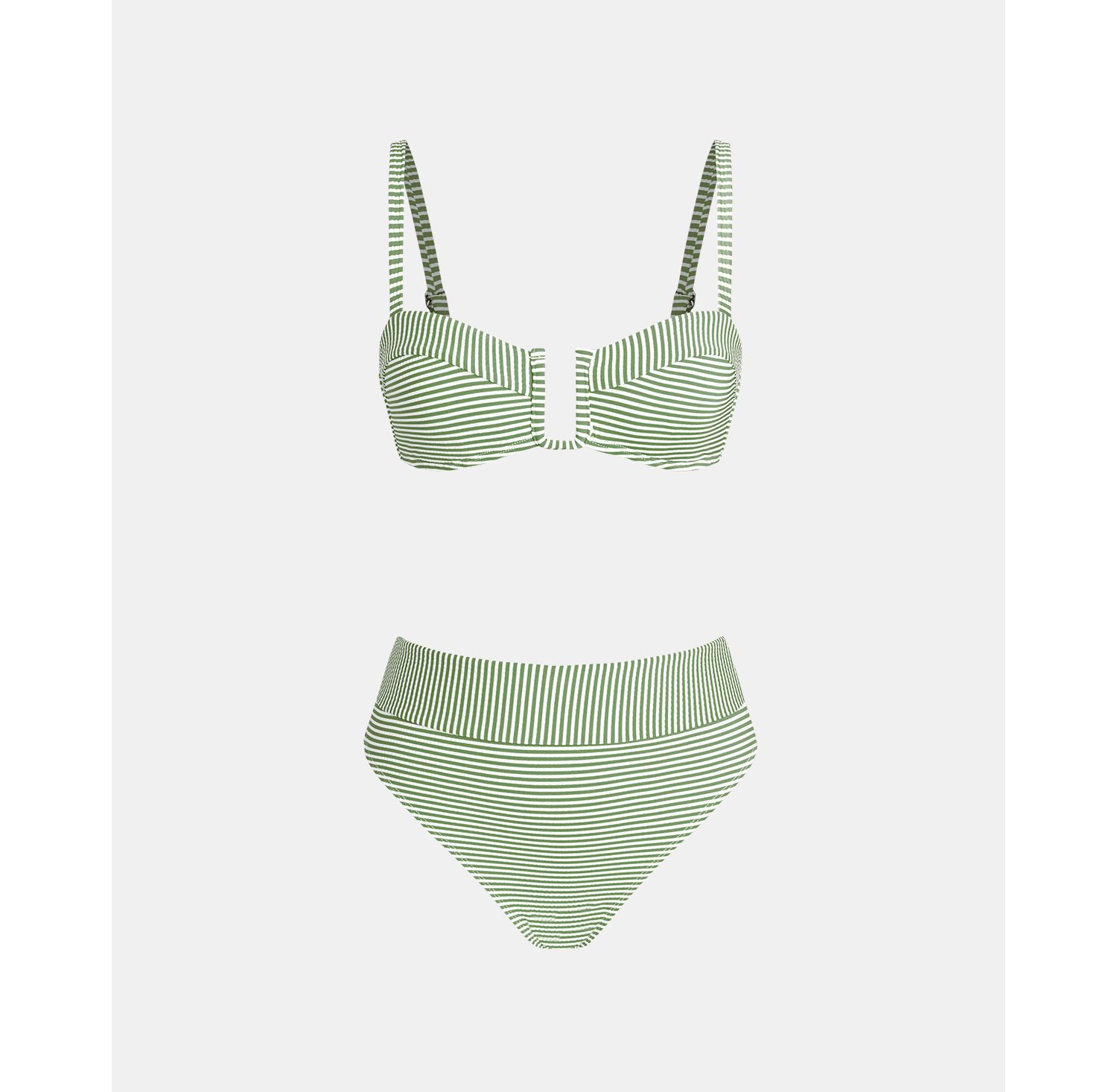 Women's U Wire Striped Bikini Set