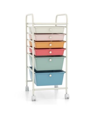 6-Drawer Rolling Storage Cart Organizer