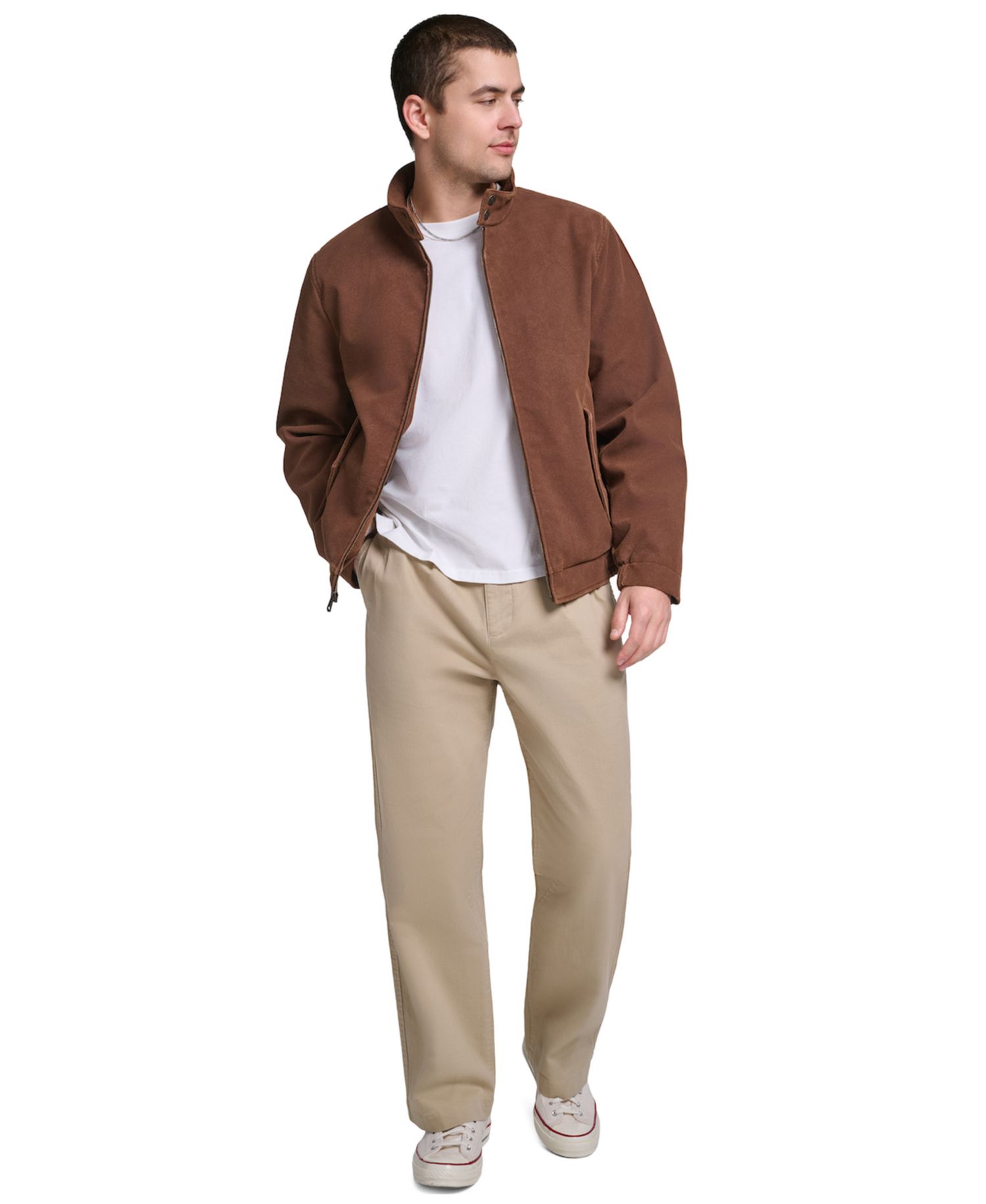 Men's Herrington Classic-Fit Zipper Bomber Jacket