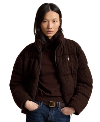 Women's Mock-Neck Puffer Jacket