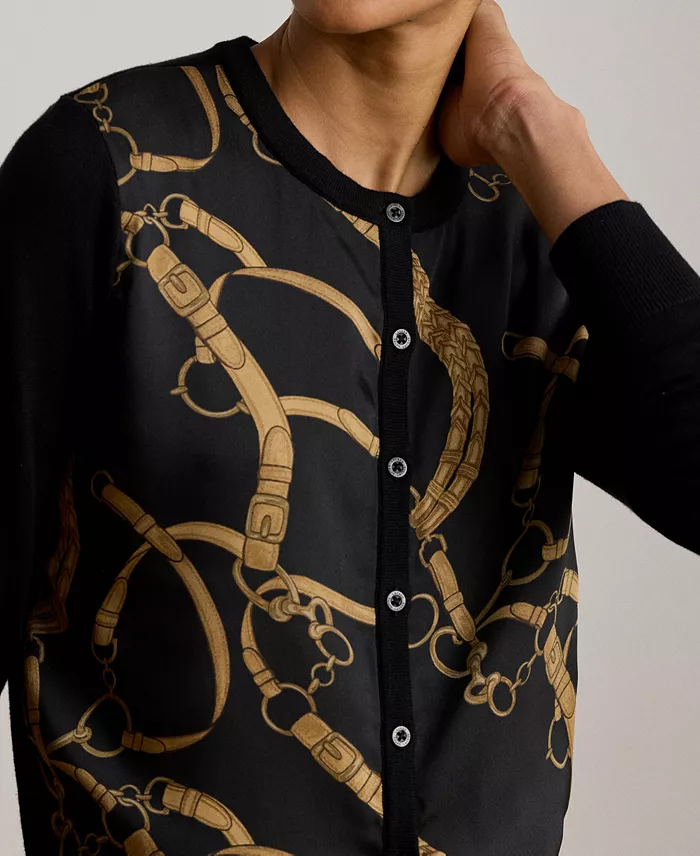 Women's Belting Print Cardigan - thumbnail 7