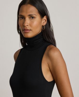 black sleeveless turtleneck dress Vhari Recycled Knit Mini Full length Vince Sheer Sleeveless Turtleneck Dress