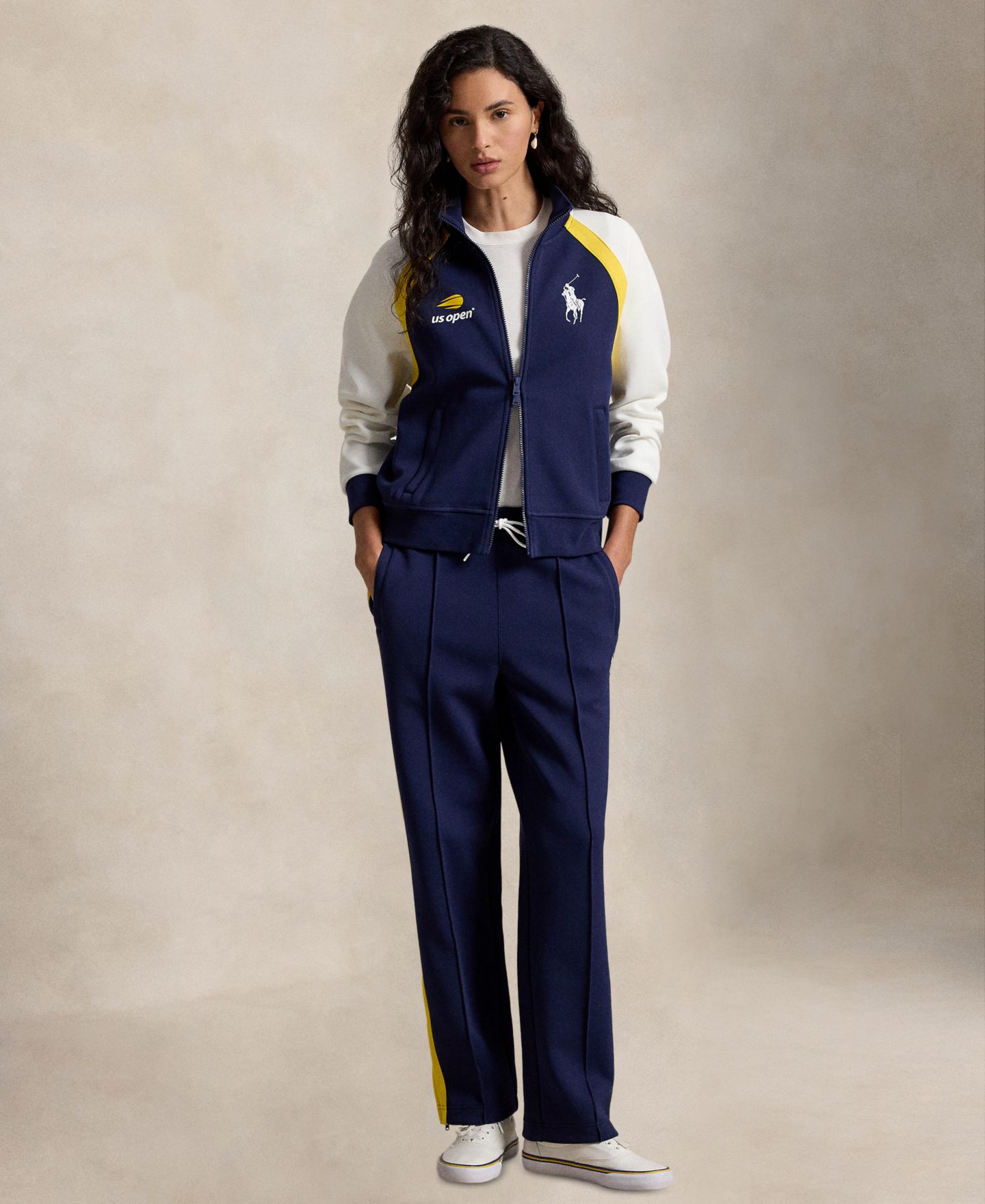 Женская куртка Polo Ralph Lauren US Open Ball Crew, цвет: Тёмно-синий разноцветный — фото 3
