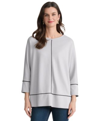 Petite Dolman-Sleeve Tunic Top