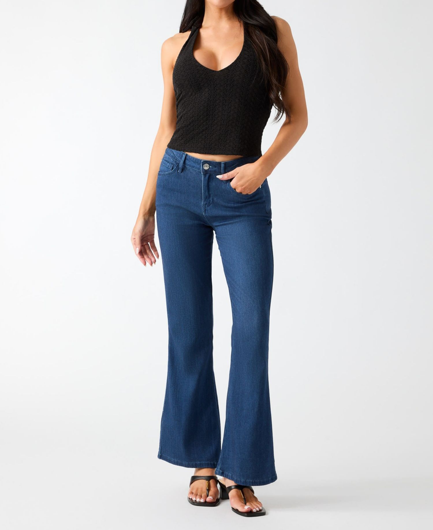 Women's Carter Mid-Rise Flare Jeans