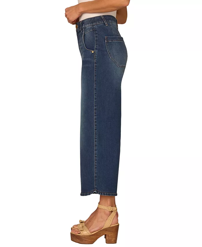 Petite Cropped Wide-Leg Jeans - thumbnail 5