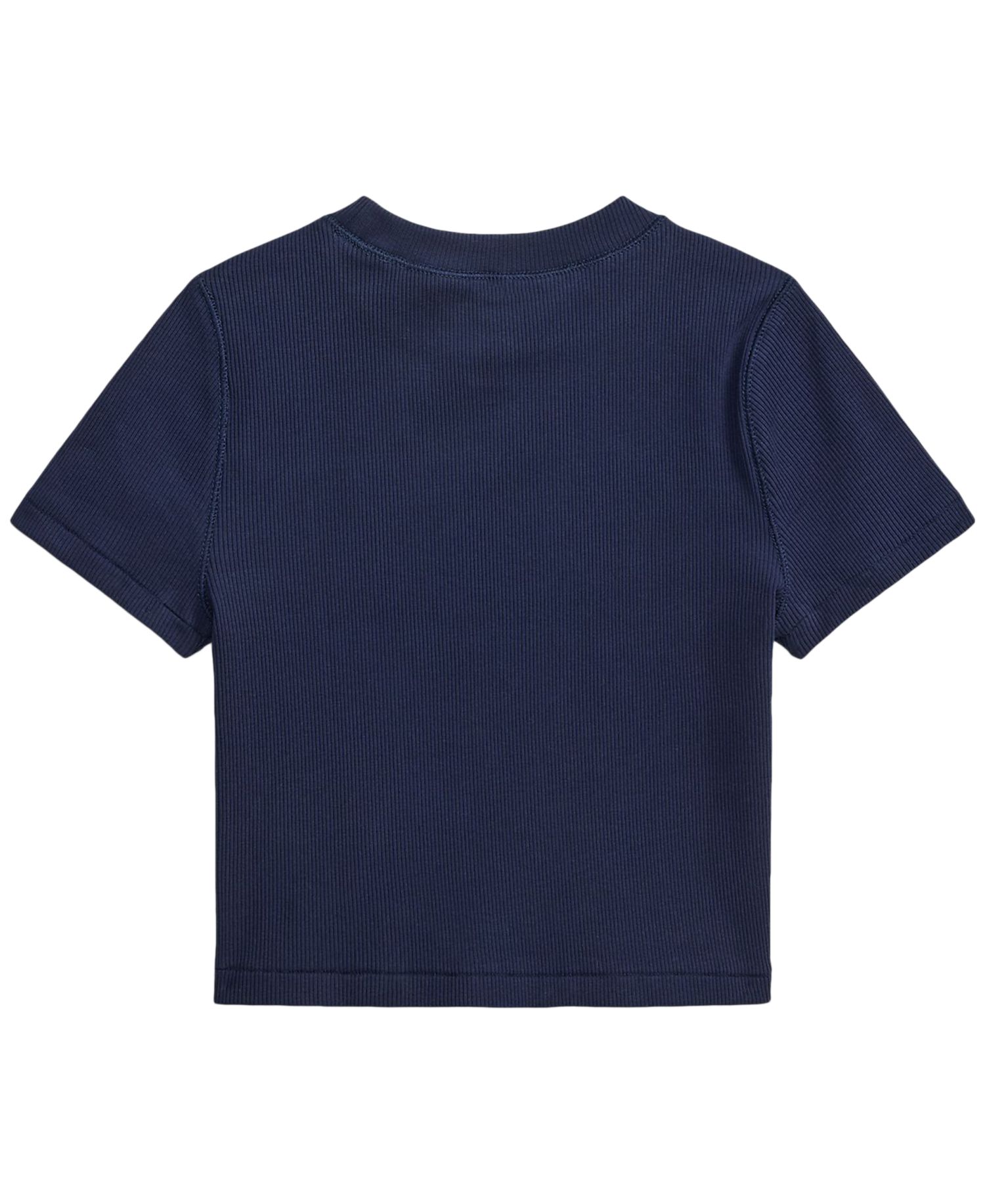 Girls' 7-16 Ribbed Boxy T-Shirt