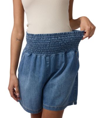 Women's Ingrid + Isabel Smocked Soft Denim Short